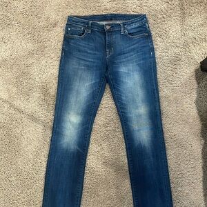 Ralph Lauren Denim & Supply jeans. low rise, straight leg, stretch jeans.